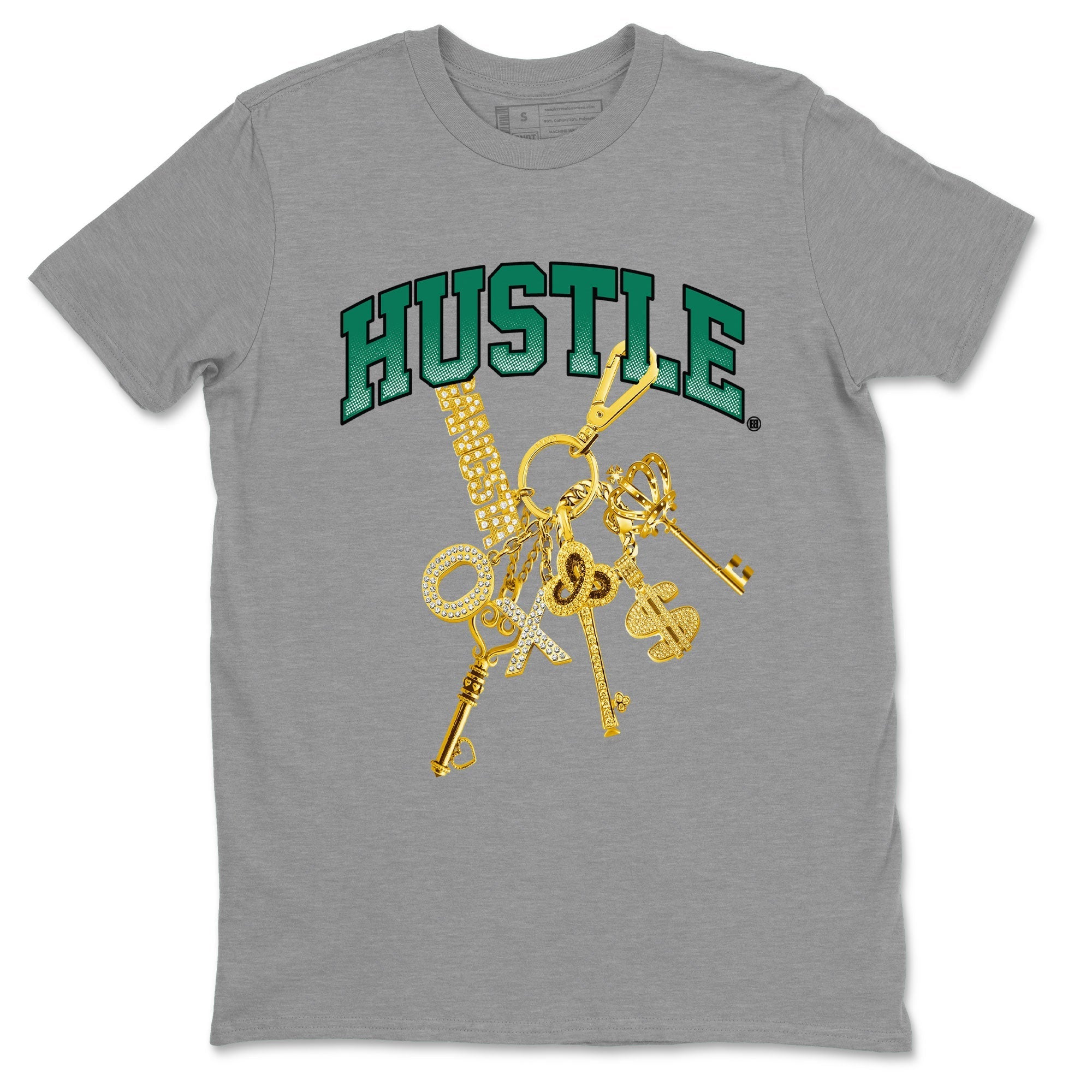 Gold Hustle Sneaker Tee - Samba Collegiate Green Gum