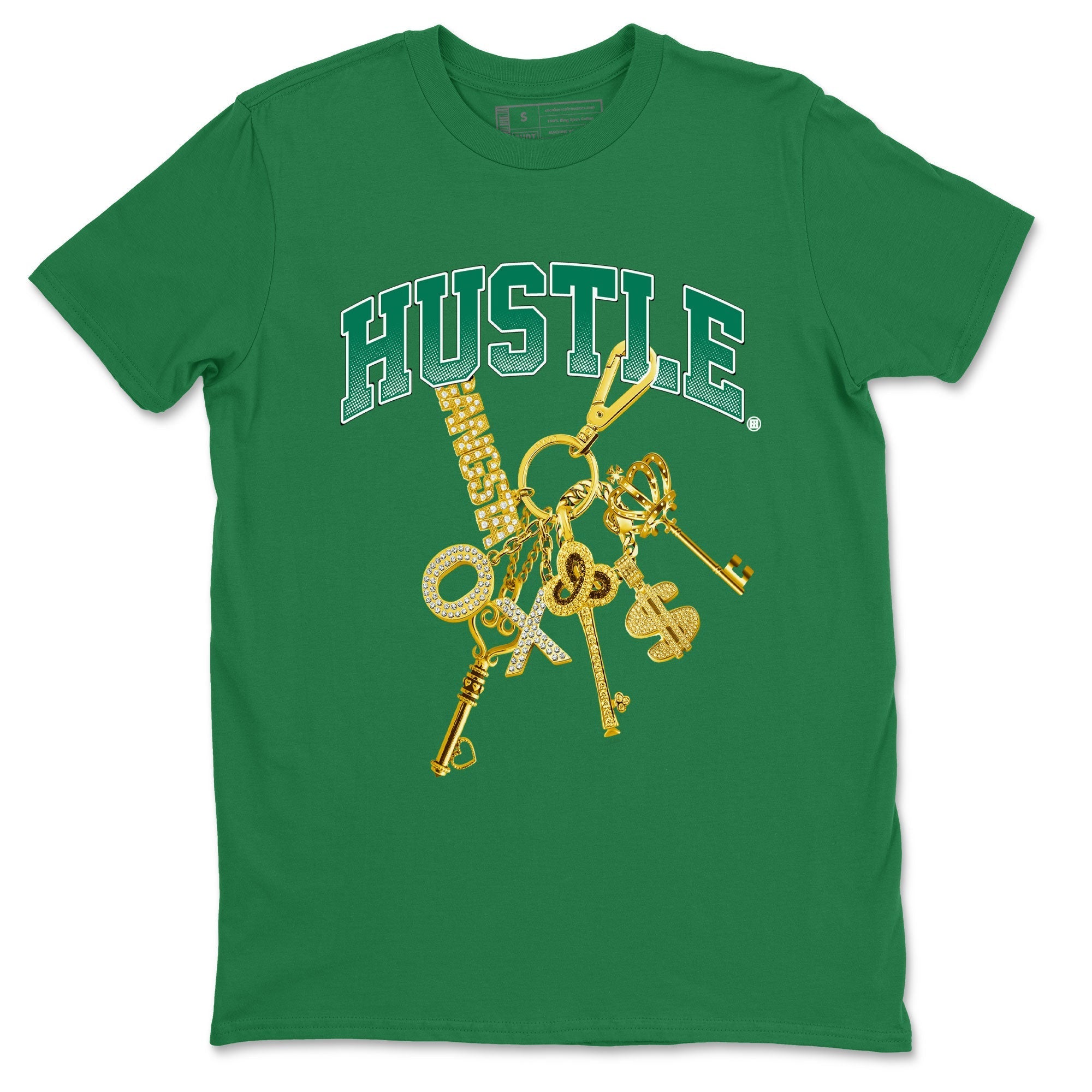 Gold Hustle Sneaker Tee - Samba Collegiate Green Gum