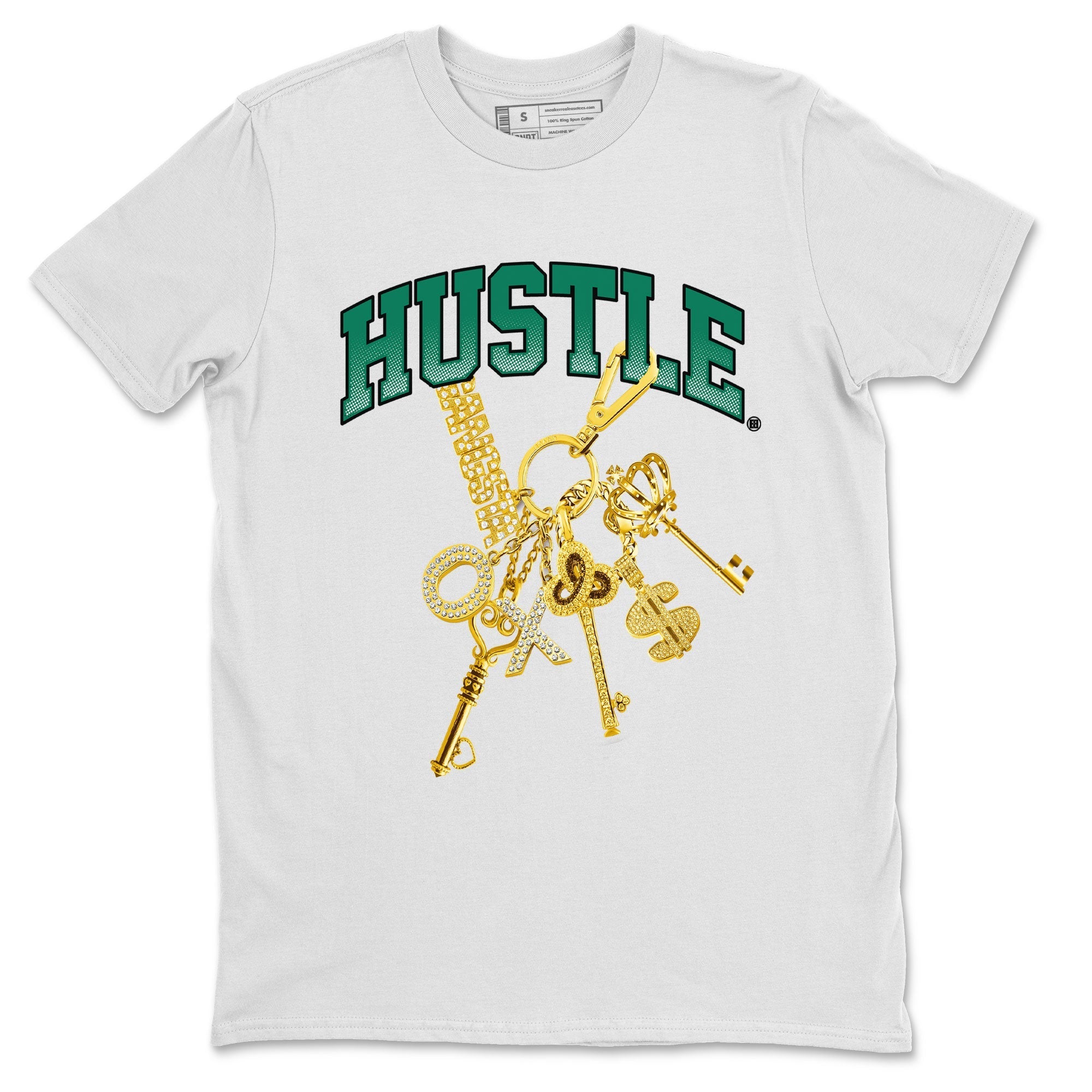 Gold Hustle Sneaker Tee - Samba Collegiate Green Gum