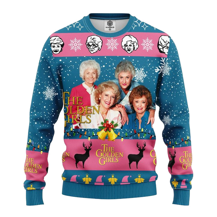 Golden Girls Blue Ugly Christmas Sweater Amazing Gift Idea Thanksgiving Gift ? Usalast