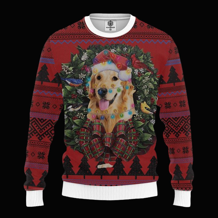 Golden Retriever Mc Ugly Christmas Sweater Thanksgiving Gift ? Usalast