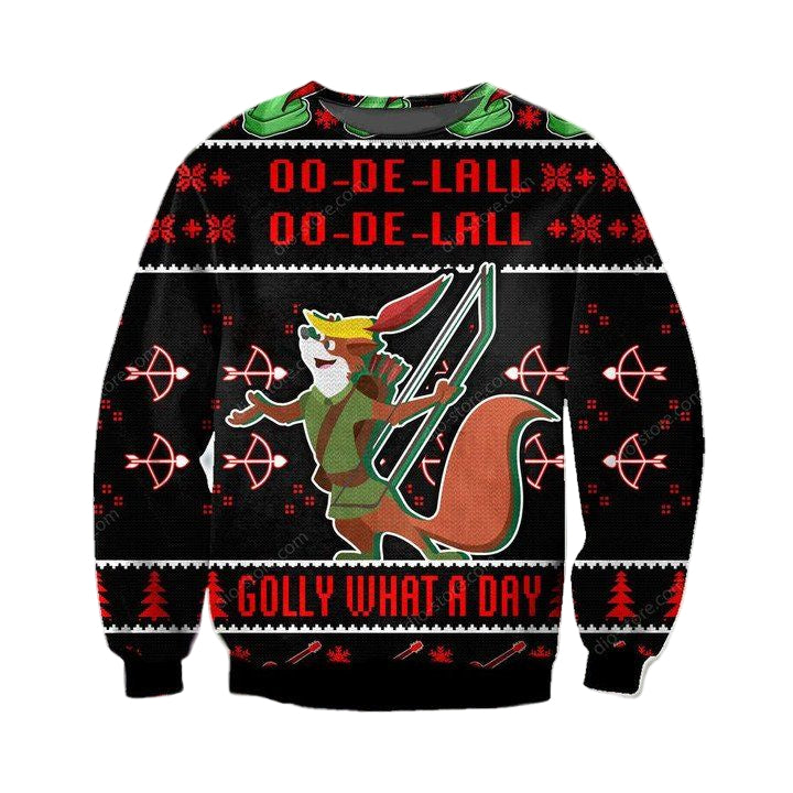Golly What A Day- Robin Hood Christmas Sweater ? Usalast