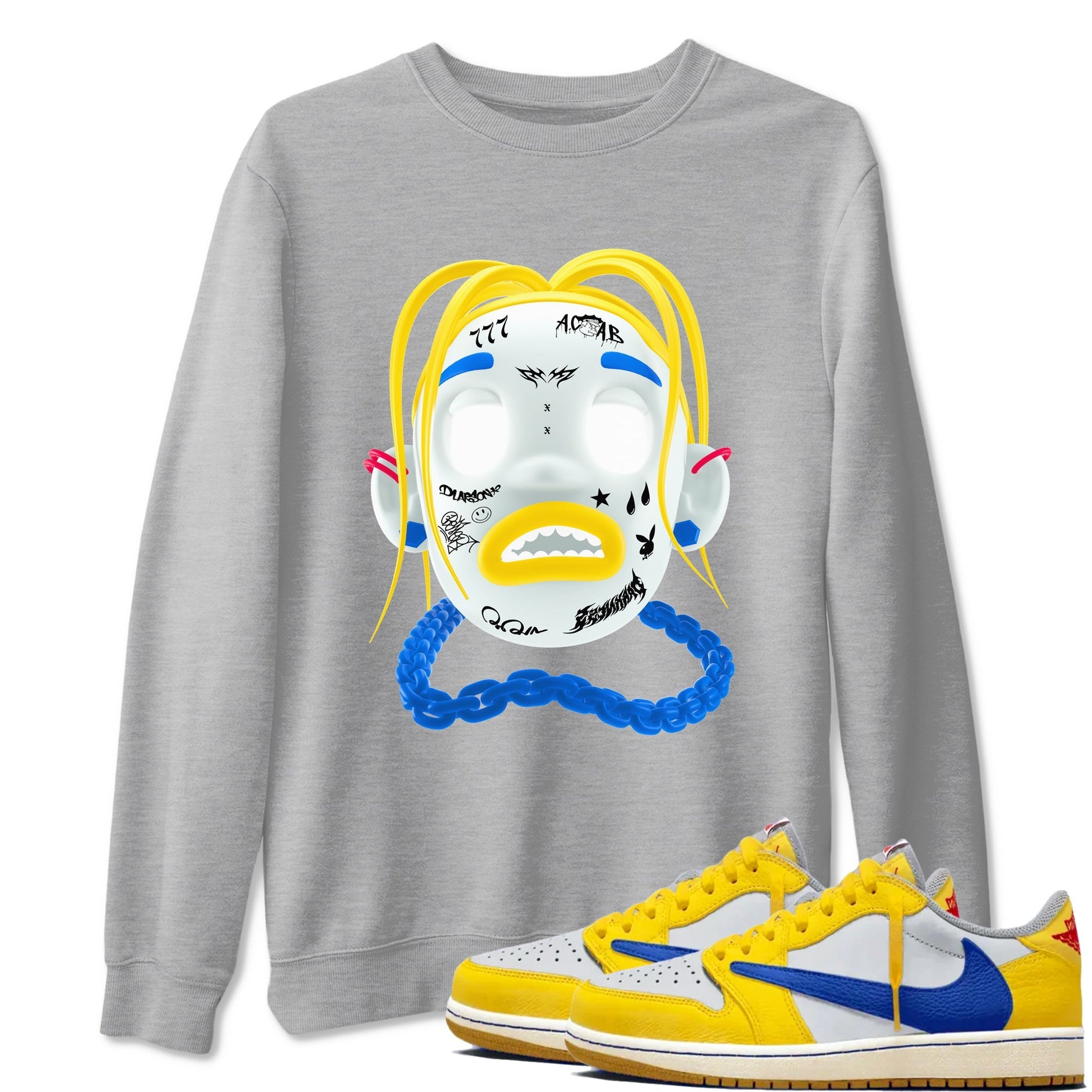 Goosebumps Boy Sneaker Tees - Air Jordan 1 Travis Scott Canary