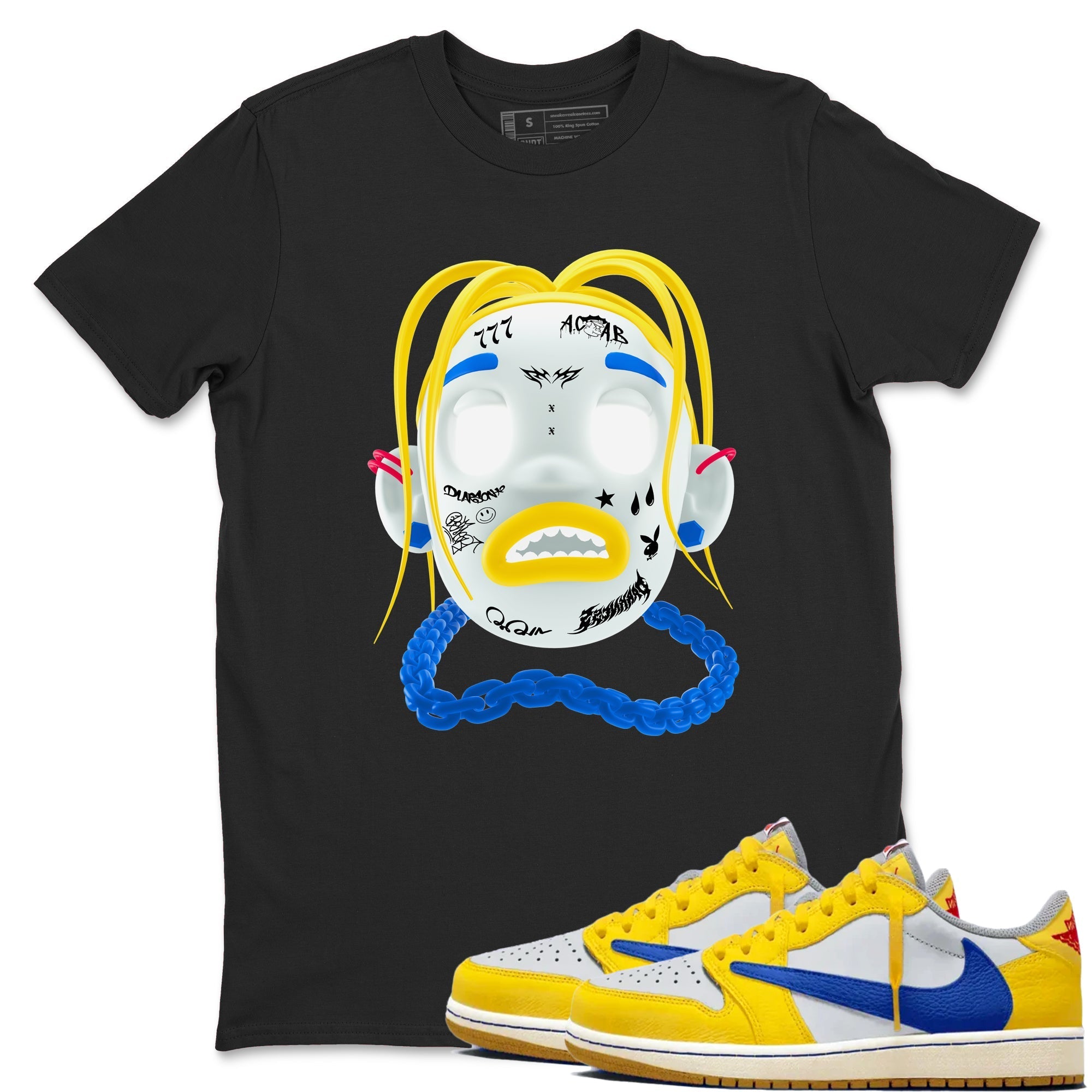 Goosebumps Boy Sneaker Tees - Air Jordan 1 Travis Scott Canary