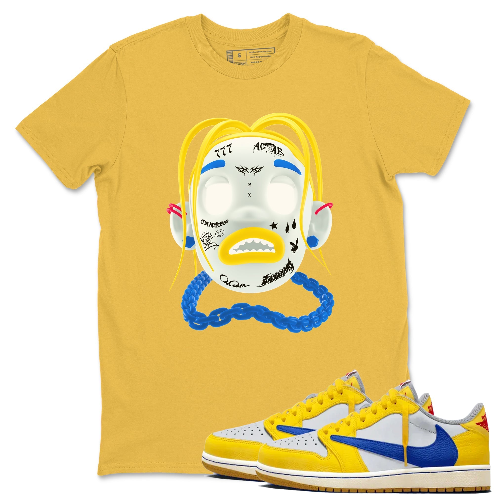 Goosebumps Boy Sneaker Tees - Air Jordan 1 Travis Scott Canary