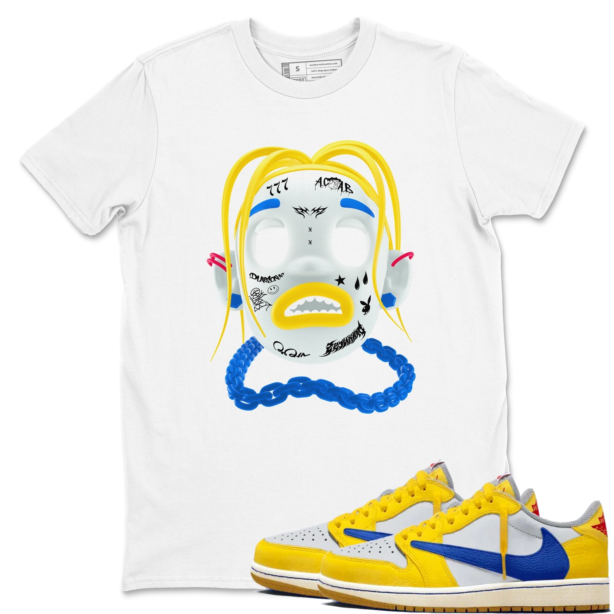 Goosebumps Boy Sneaker Tees - Air Jordan 1 Travis Scott Canary