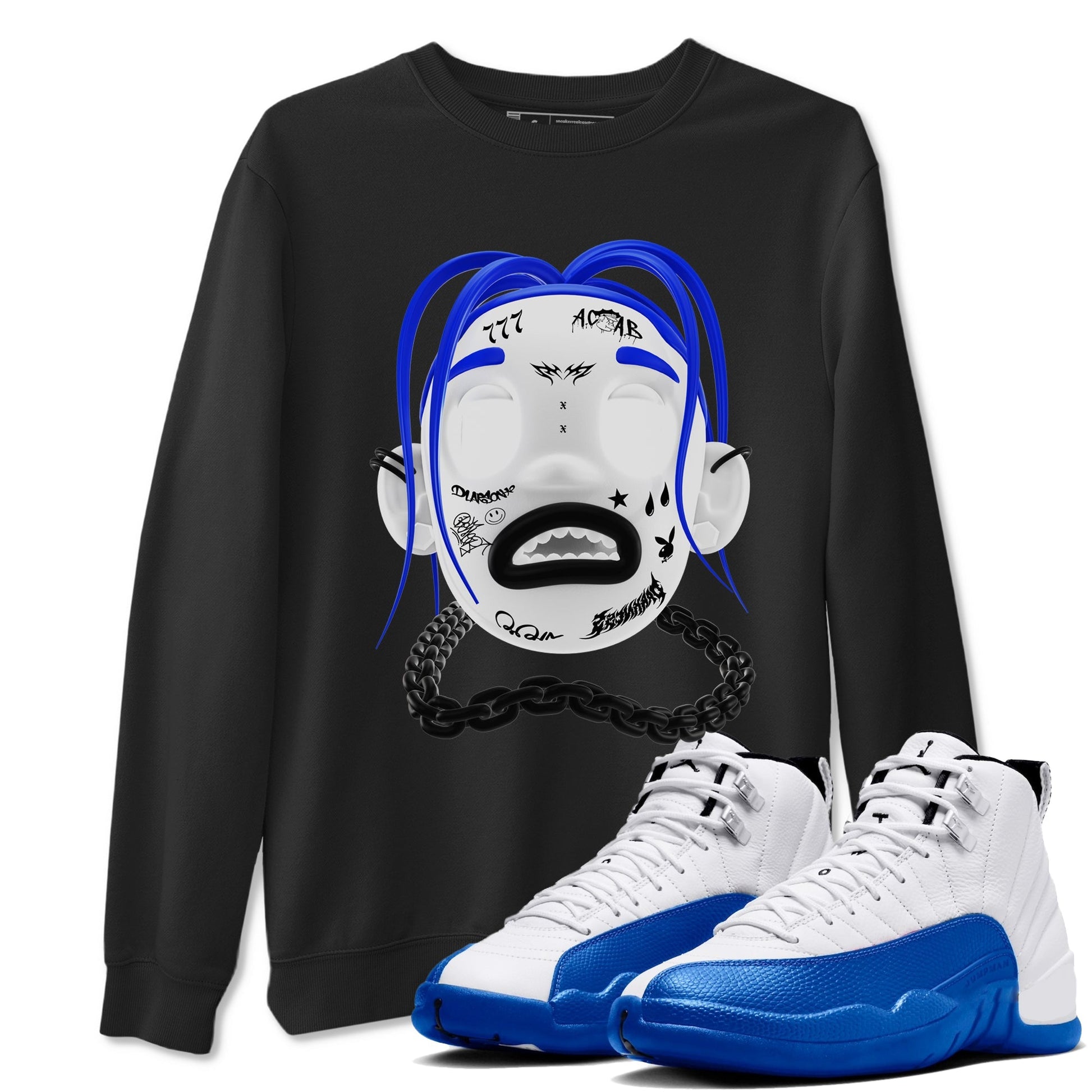 Goosebumps Boy Sneaker Tees - Air Jordan 12 Blueberry