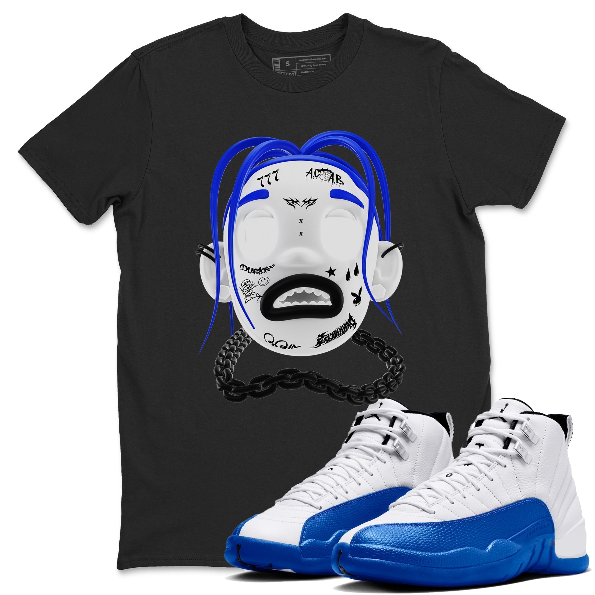 Goosebumps Boy Sneaker Tees - Air Jordan 12 Blueberry