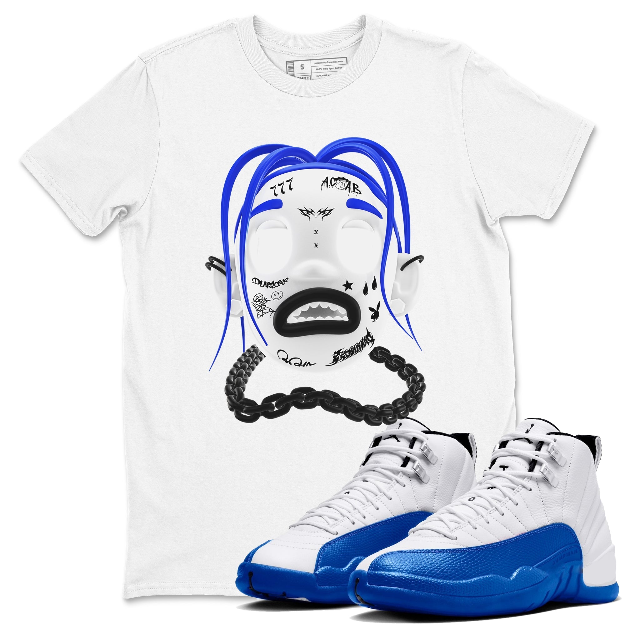 Goosebumps Boy Sneaker Tees - Air Jordan 12 Blueberry