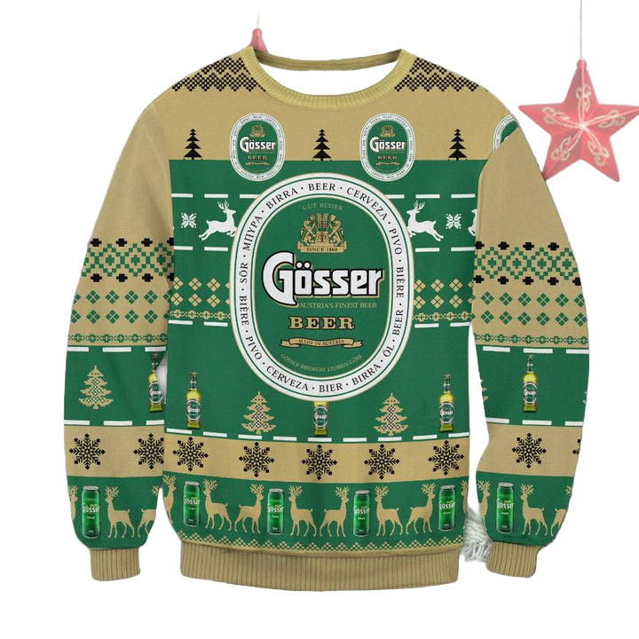 Gosser Beer Ugly Christmas Sweater 2022 ? Usalast