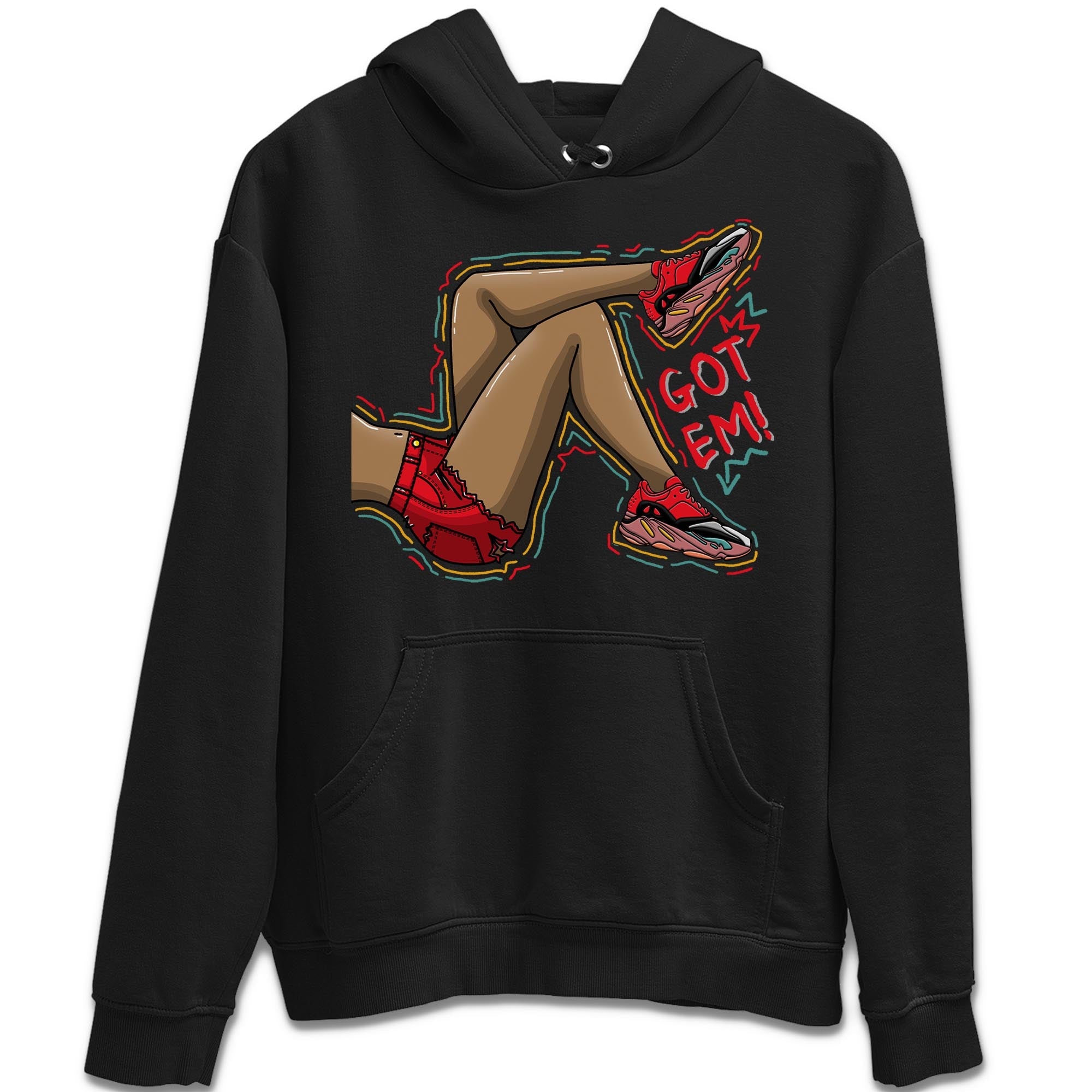 Got Em Legs Unisex Tops - Yeezy 700 Hi-Res Red