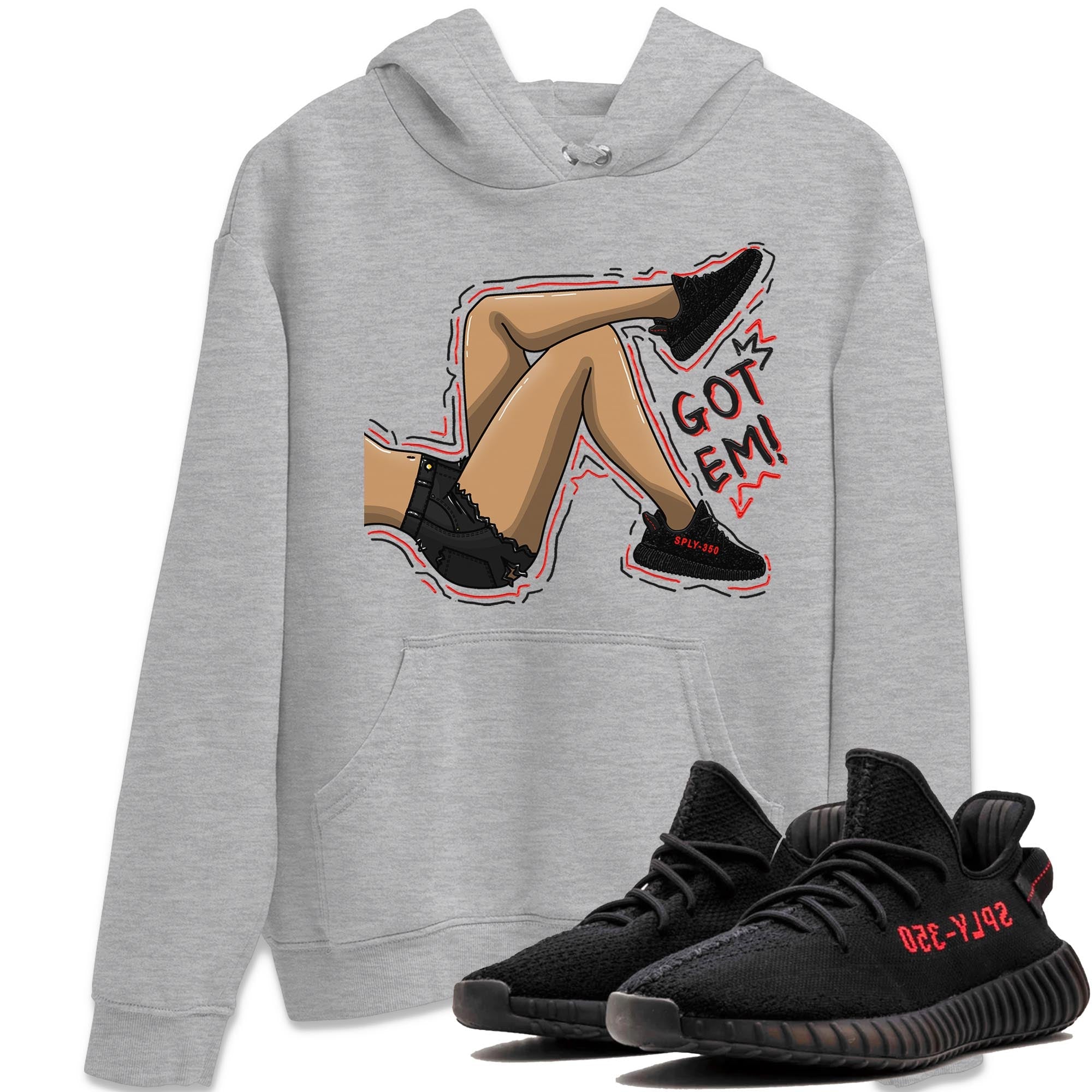 Got Em Legs Sneaker Tee - Yeezy 350 Bred