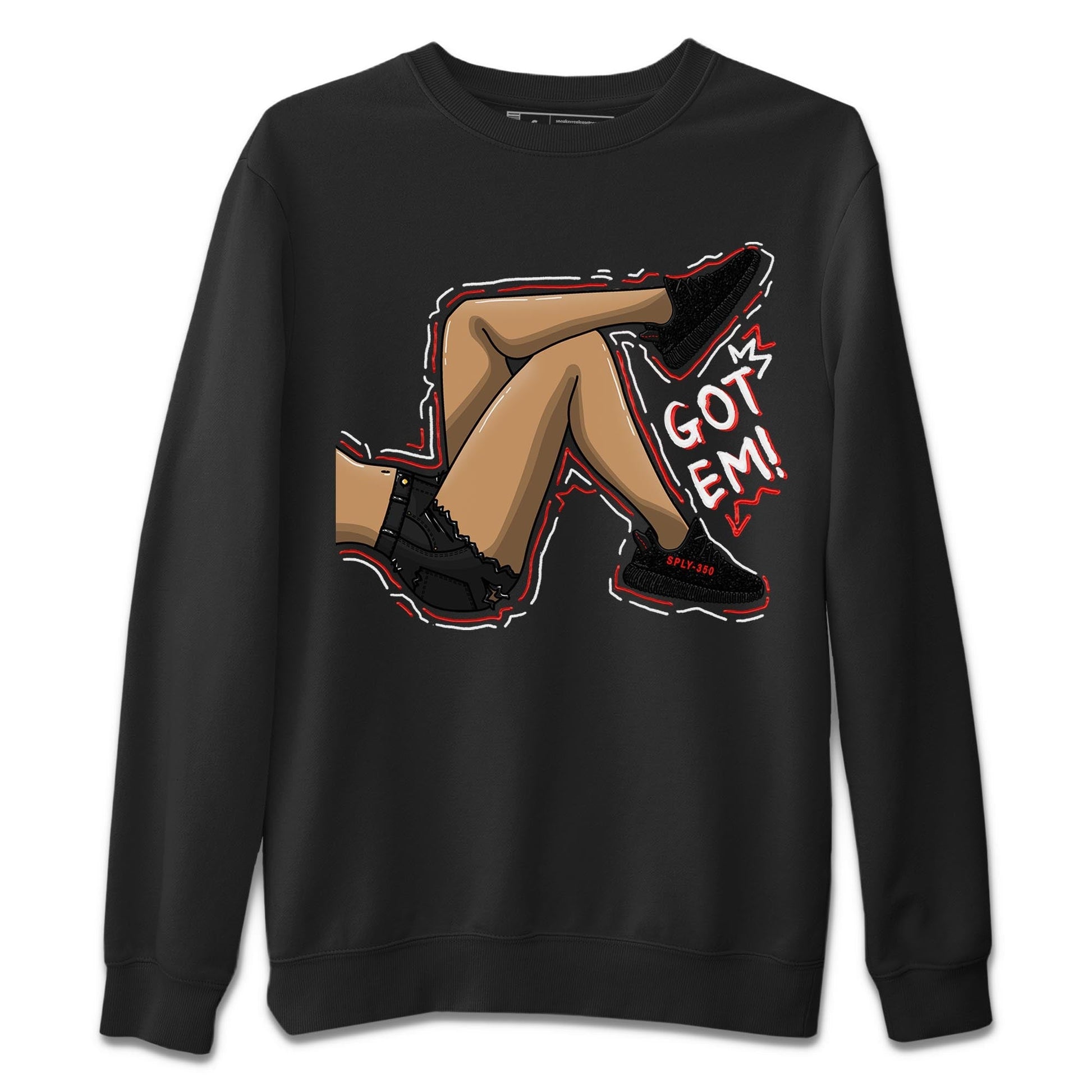 Got Em Legs Sneaker Tee - Yeezy 350 Bred