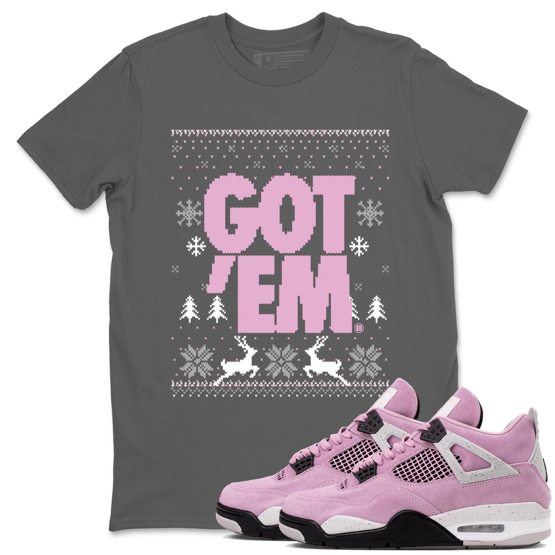 Got Em Ugly Sweater Sneaker Tees - Air Jordan 4 Orchid