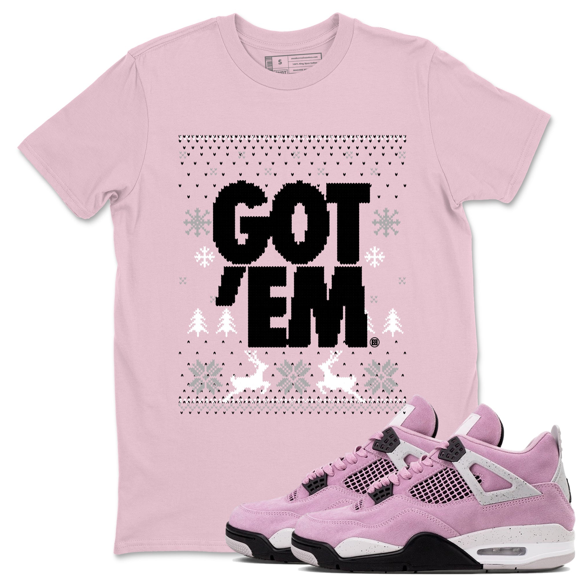 Got Em Ugly Sweater Sneaker Tees - Air Jordan 4 Orchid