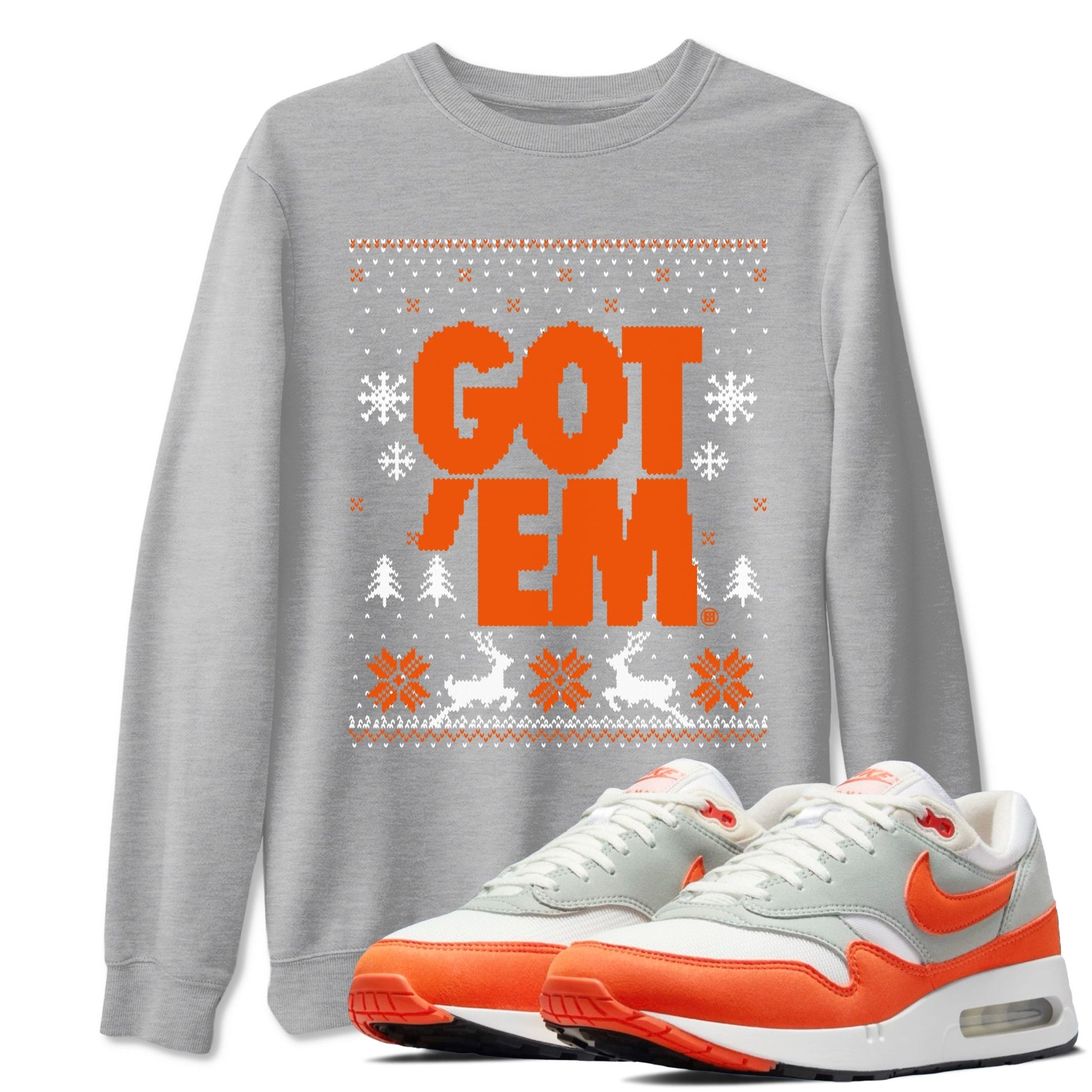 Got Em Ugly Sweater Sneaker Tees - Air Max 1 Cosmic Clay