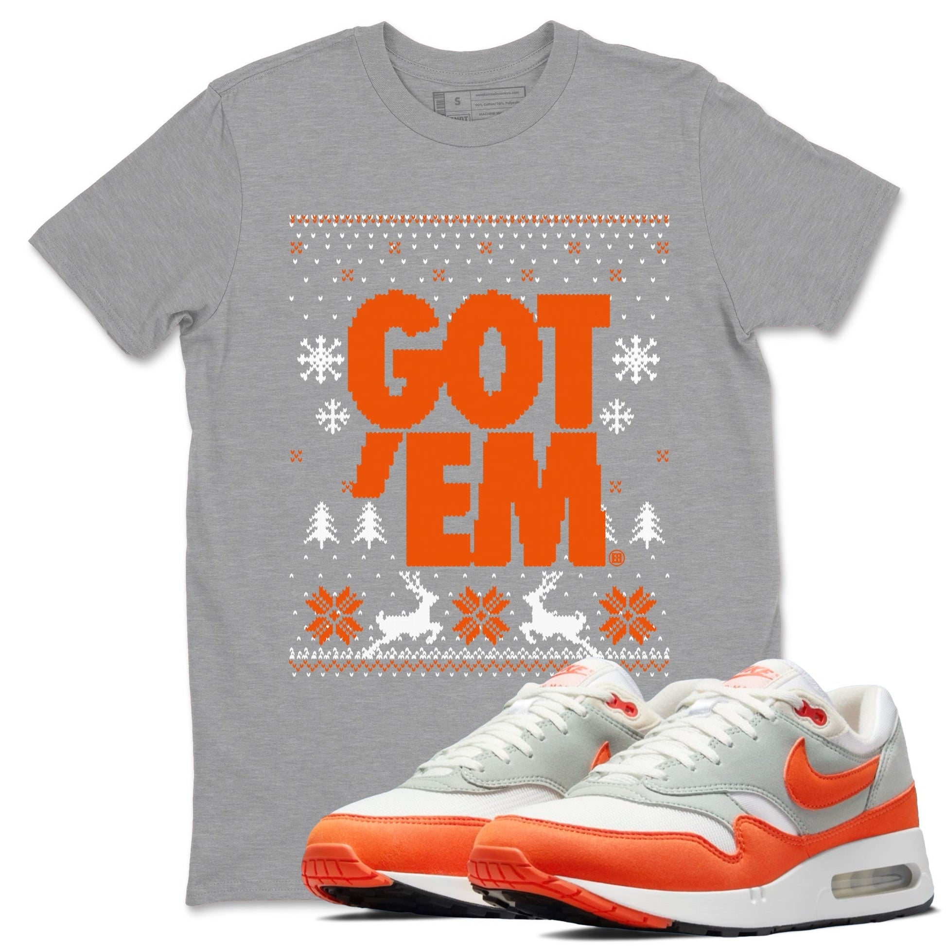 Got Em Ugly Sweater Sneaker Tees - Air Max 1 Cosmic Clay
