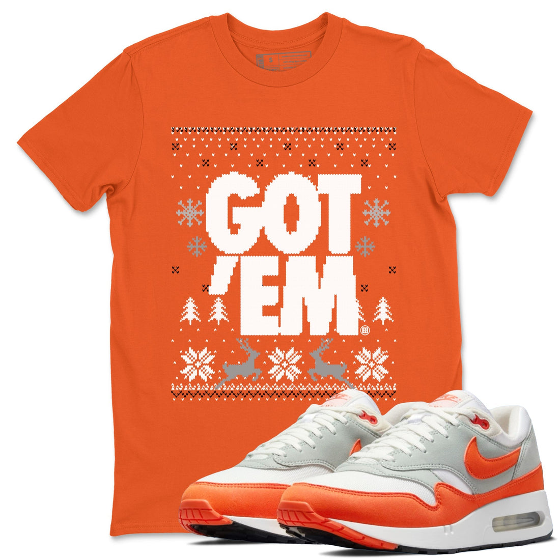 Got Em Ugly Sweater Sneaker Tees - Air Max 1 Cosmic Clay