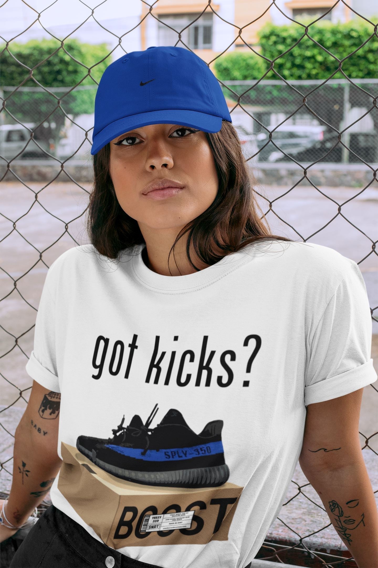 Got Kicks Unisex Tops - Yeezy 350 Dazzling Blue