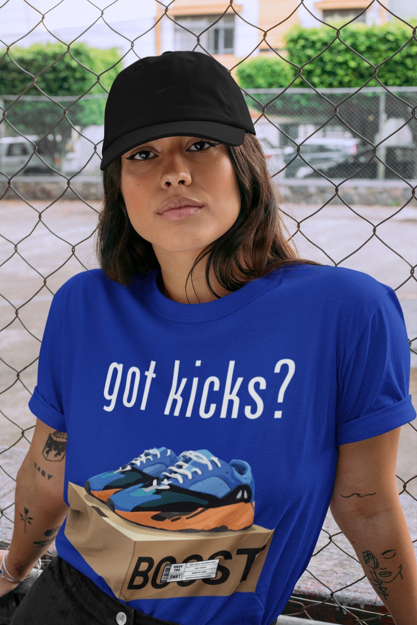 Got Kicks Unisex Tops - Yeezy 700 Bright Blue