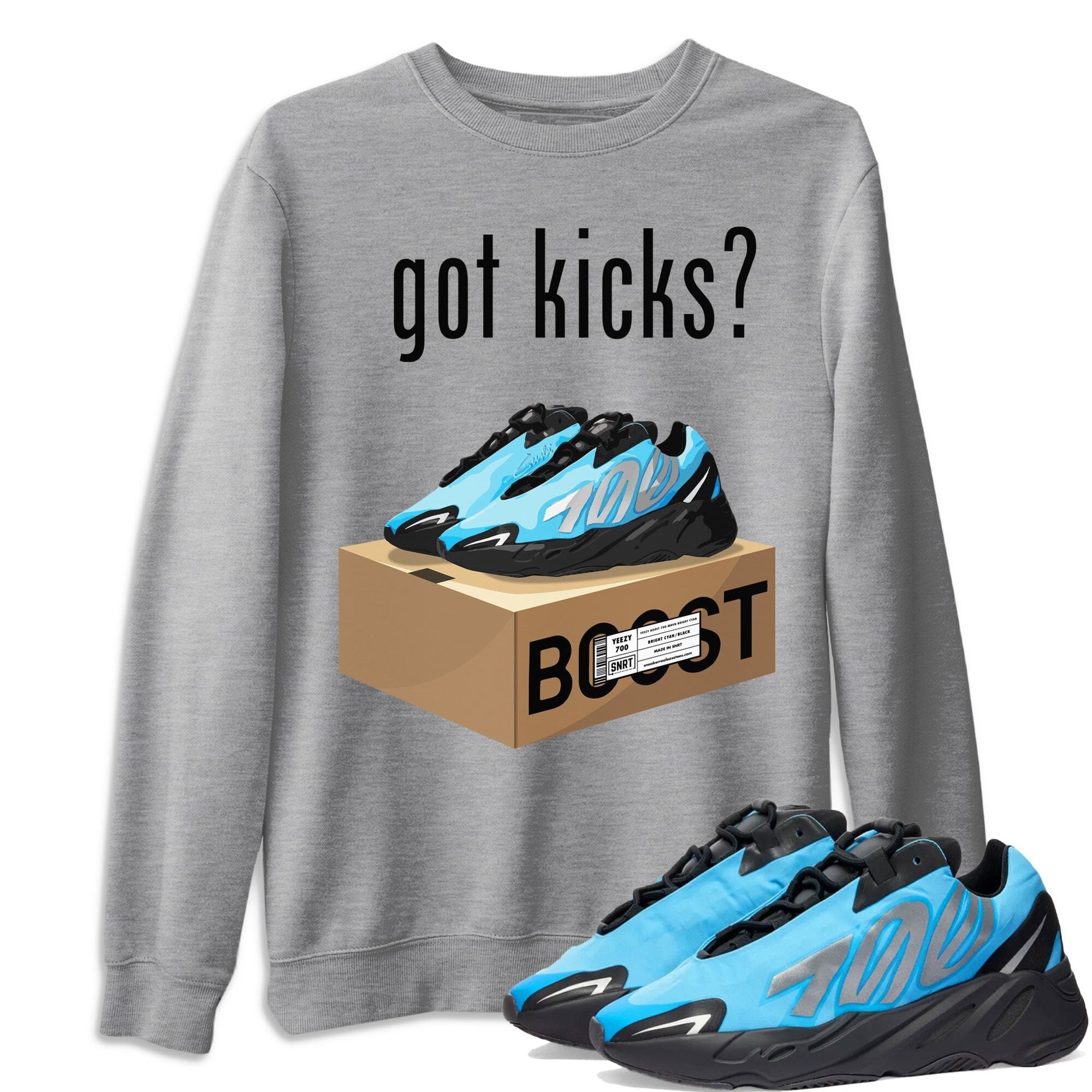 Got Kicks Unisex Tops - Yeezy 700 Bright Cyan