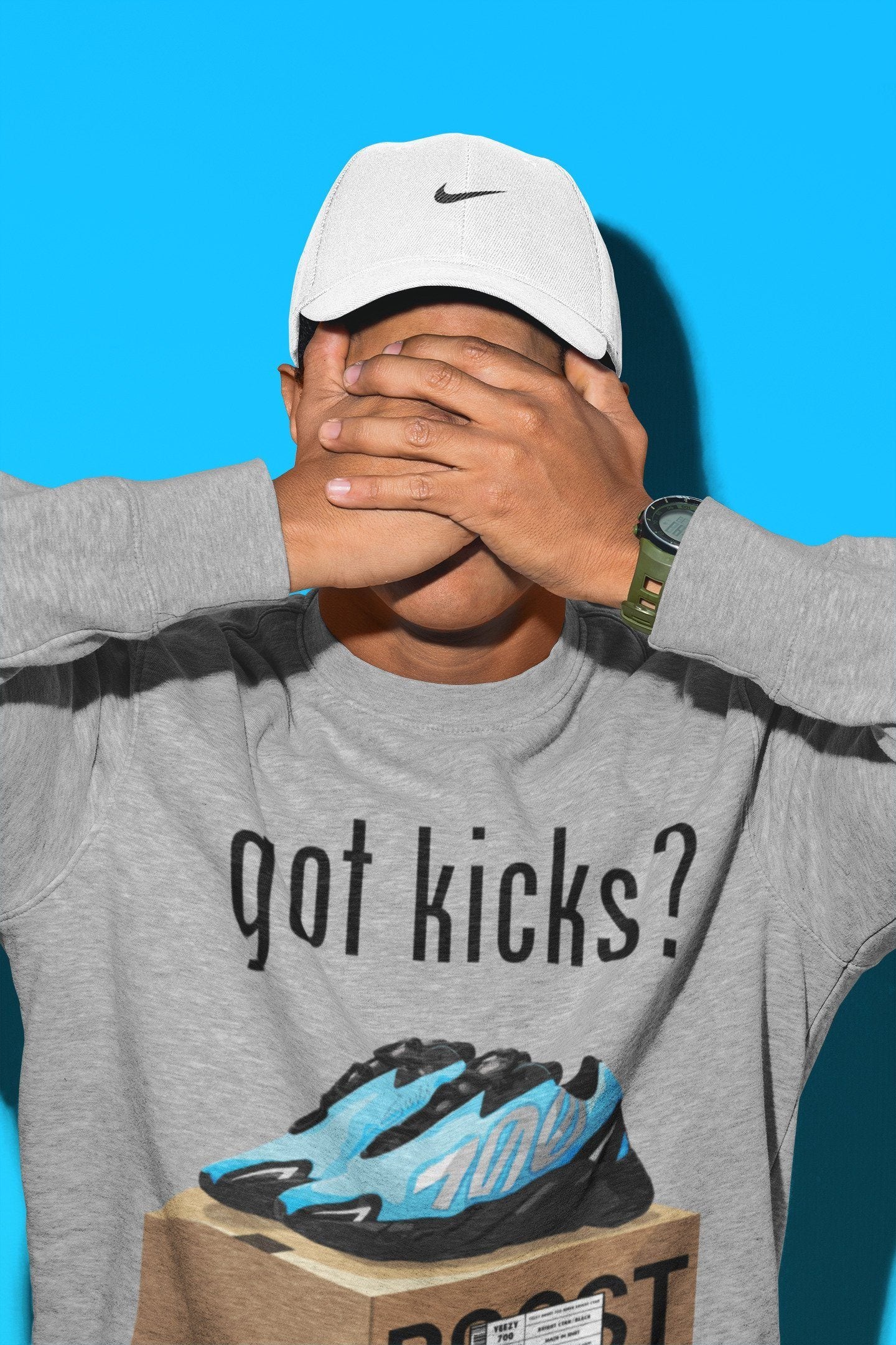 Got Kicks Unisex Tops - Yeezy 700 Bright Cyan
