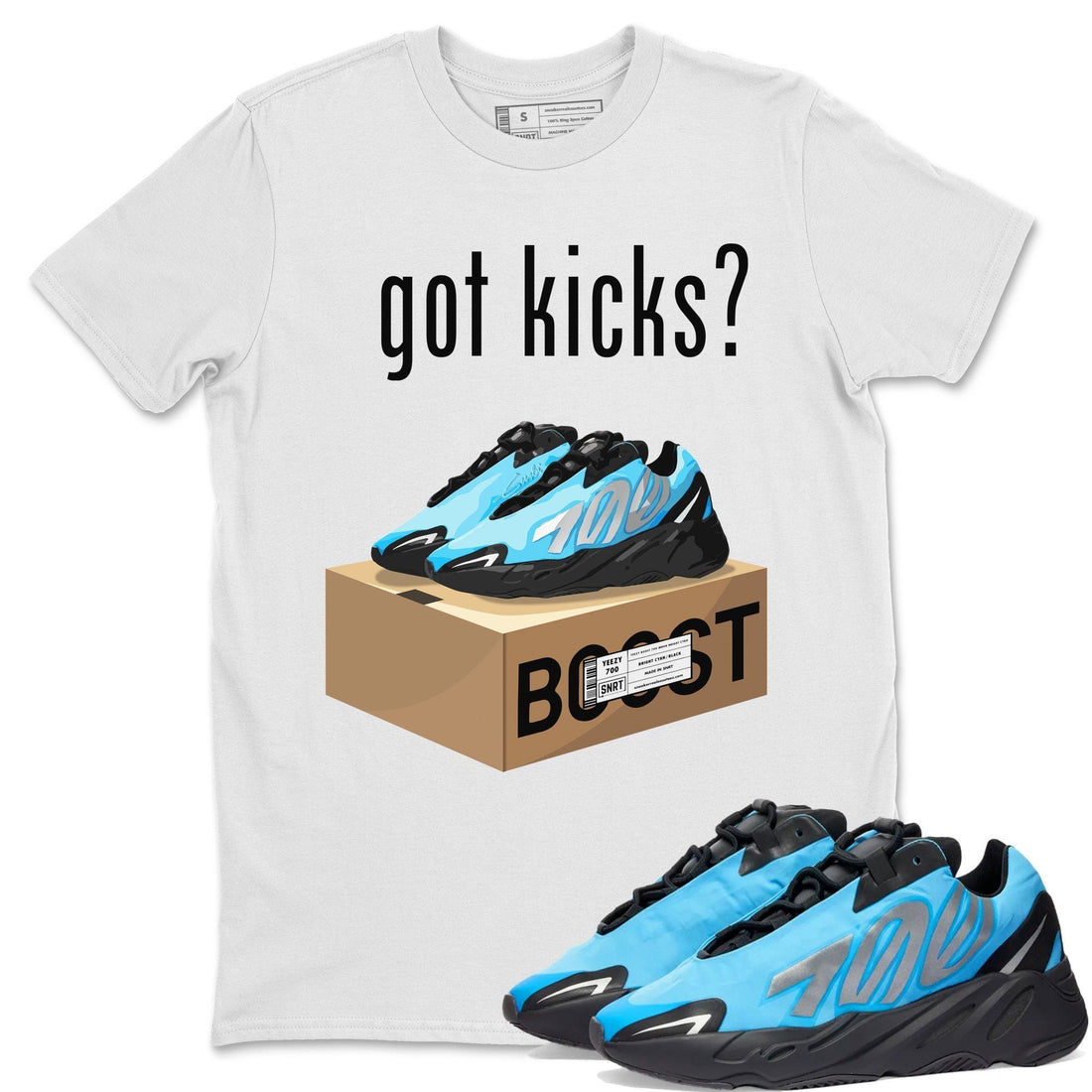 Got Kicks Unisex Tops - Yeezy 700 Bright Cyan