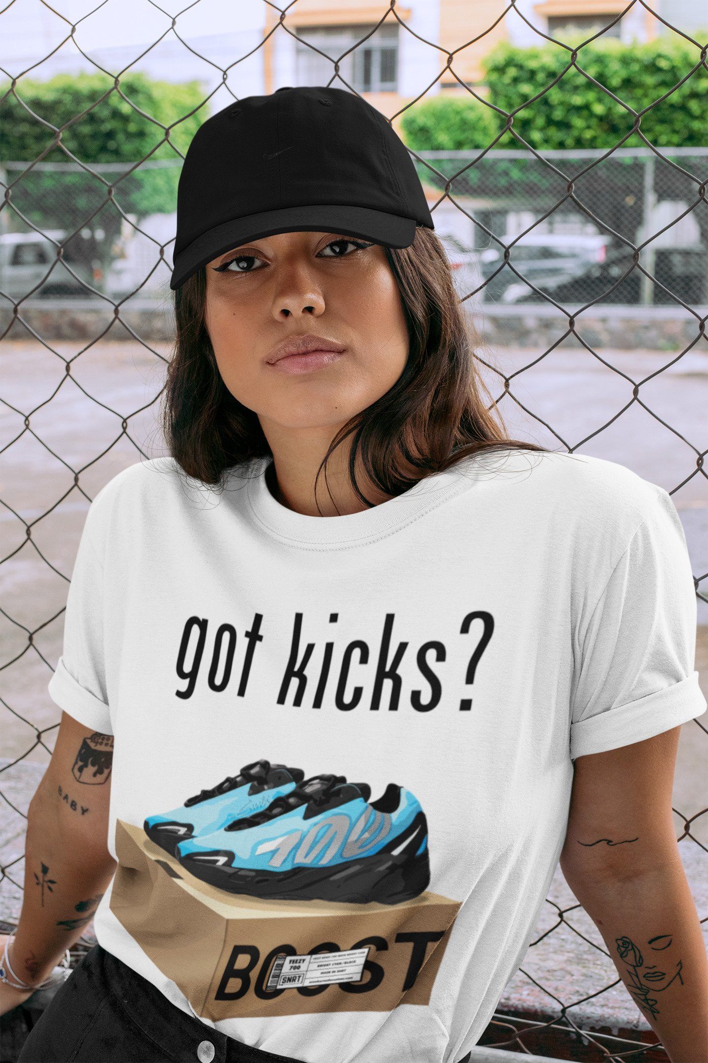 Got Kicks Unisex Tops - Yeezy 700 Bright Cyan