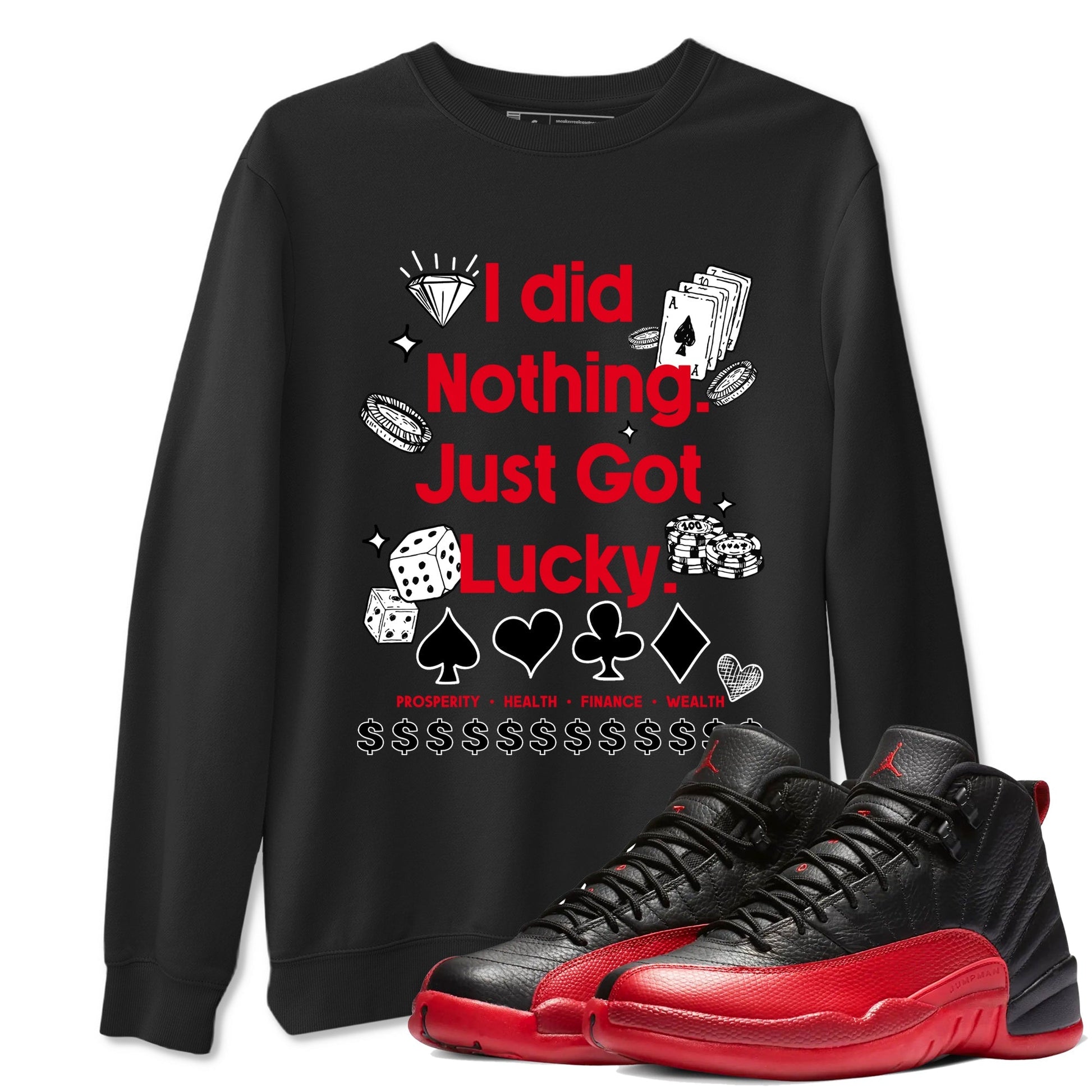 Got Lucky Sneaker Tees - Air Jordan 12 Flu Game