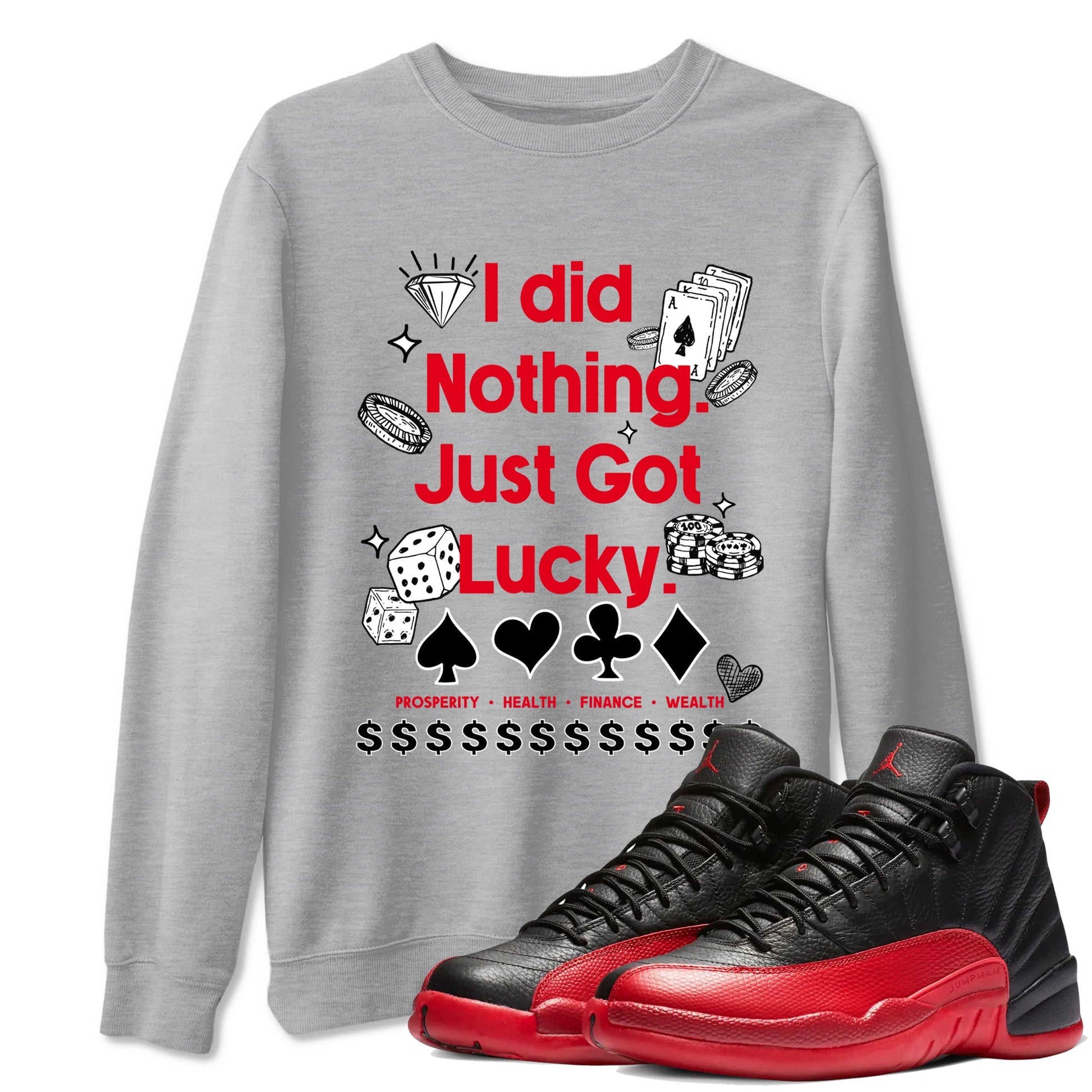 Got Lucky Sneaker Tees - Air Jordan 12 Flu Game