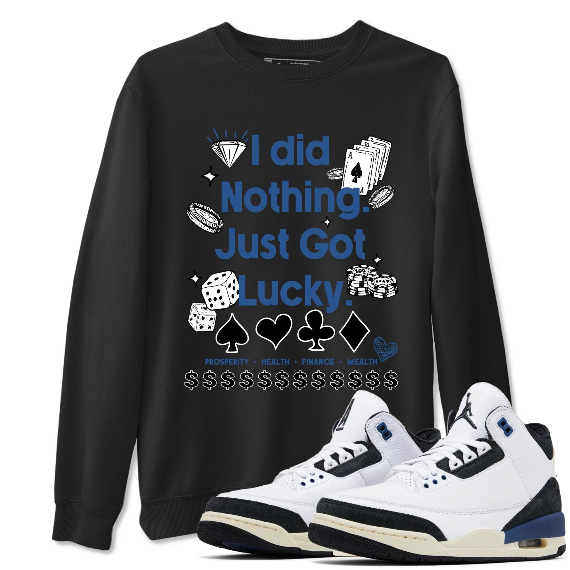 Got Lucky Sneaker Tees - Air Jordan 3 A Ma Maniere x Diffused Blue