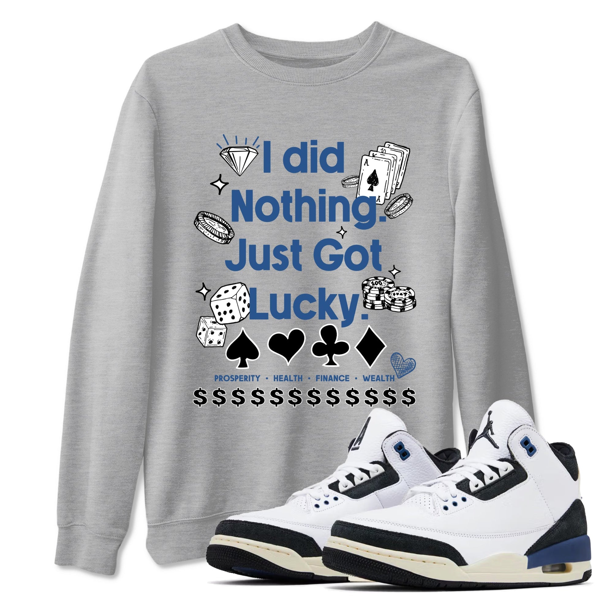 Got Lucky Sneaker Tees - Air Jordan 3 A Ma Maniere x Diffused Blue