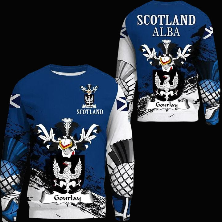 Gourlay Scottish Family Crest Scotland Special Sweater A7 ? Usalast