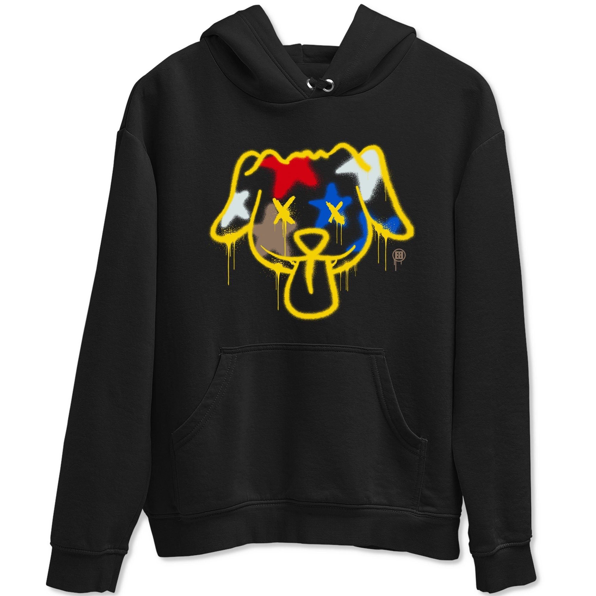 Graffiti Dog Sneaker Tees - Air Jordan 1 Travis Scott Canary