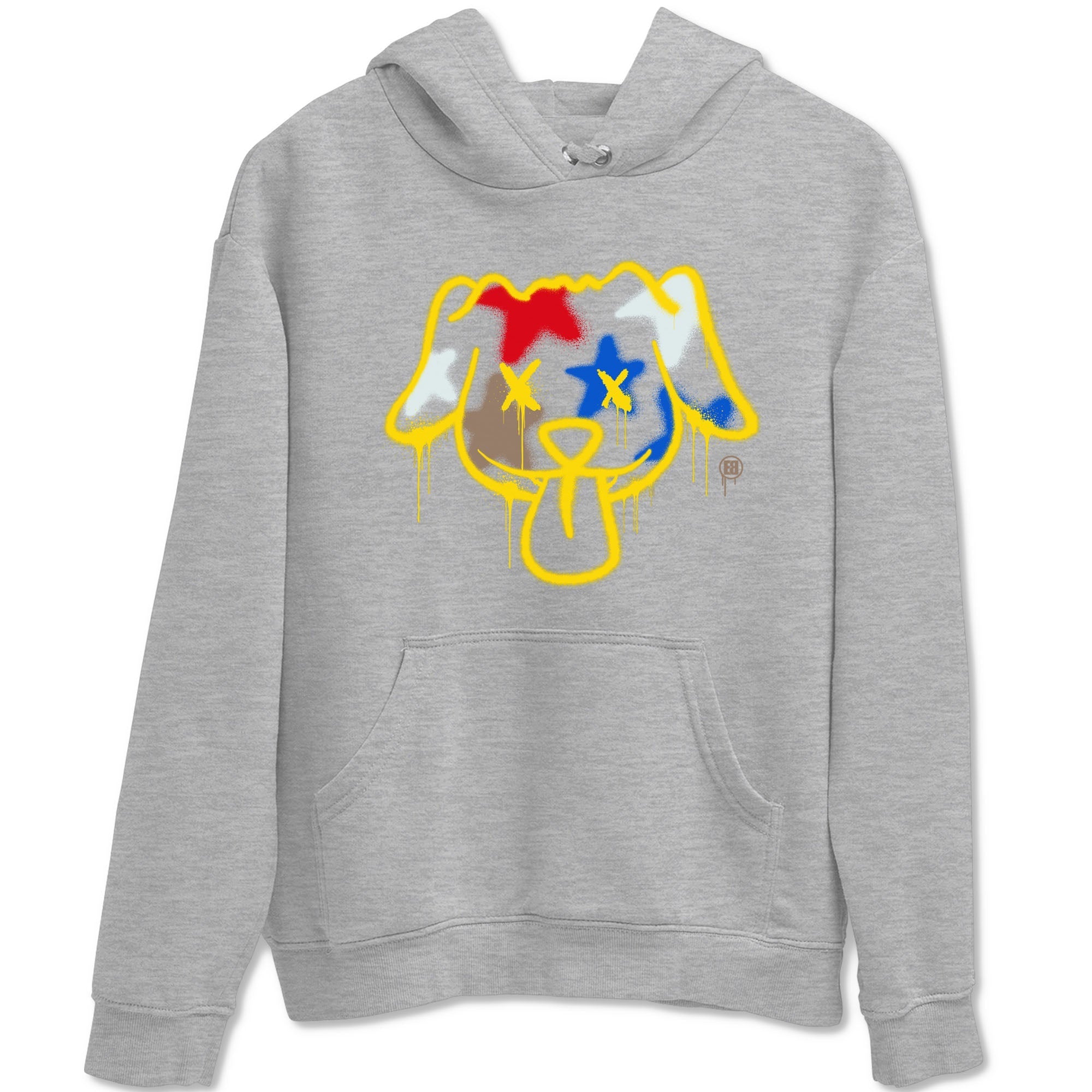 Graffiti Dog Sneaker Tees - Air Jordan 1 Travis Scott Canary