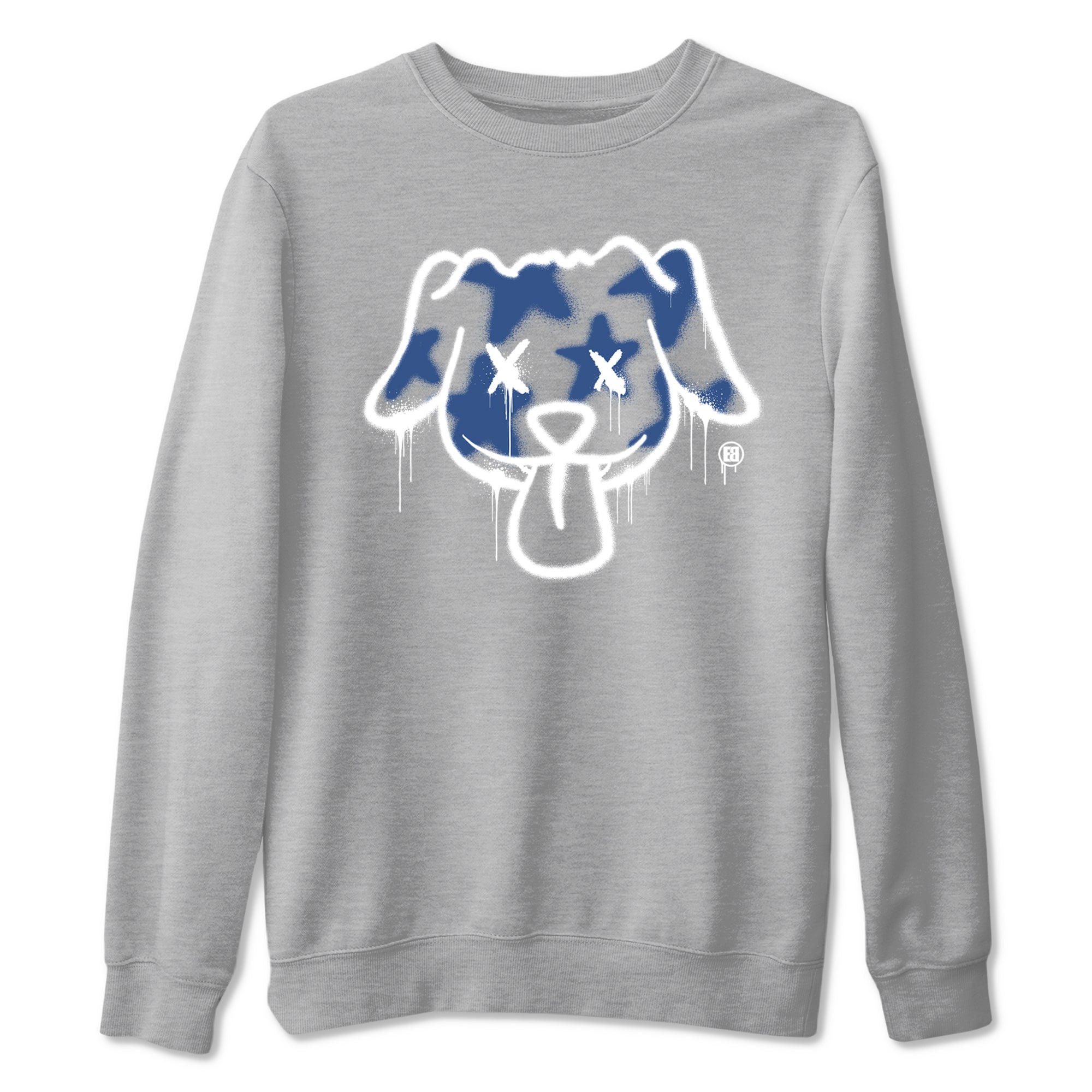 Graffiti Dog Sneaker Tees - Air Jordan 3 A Ma Maniere x Diffused Blue