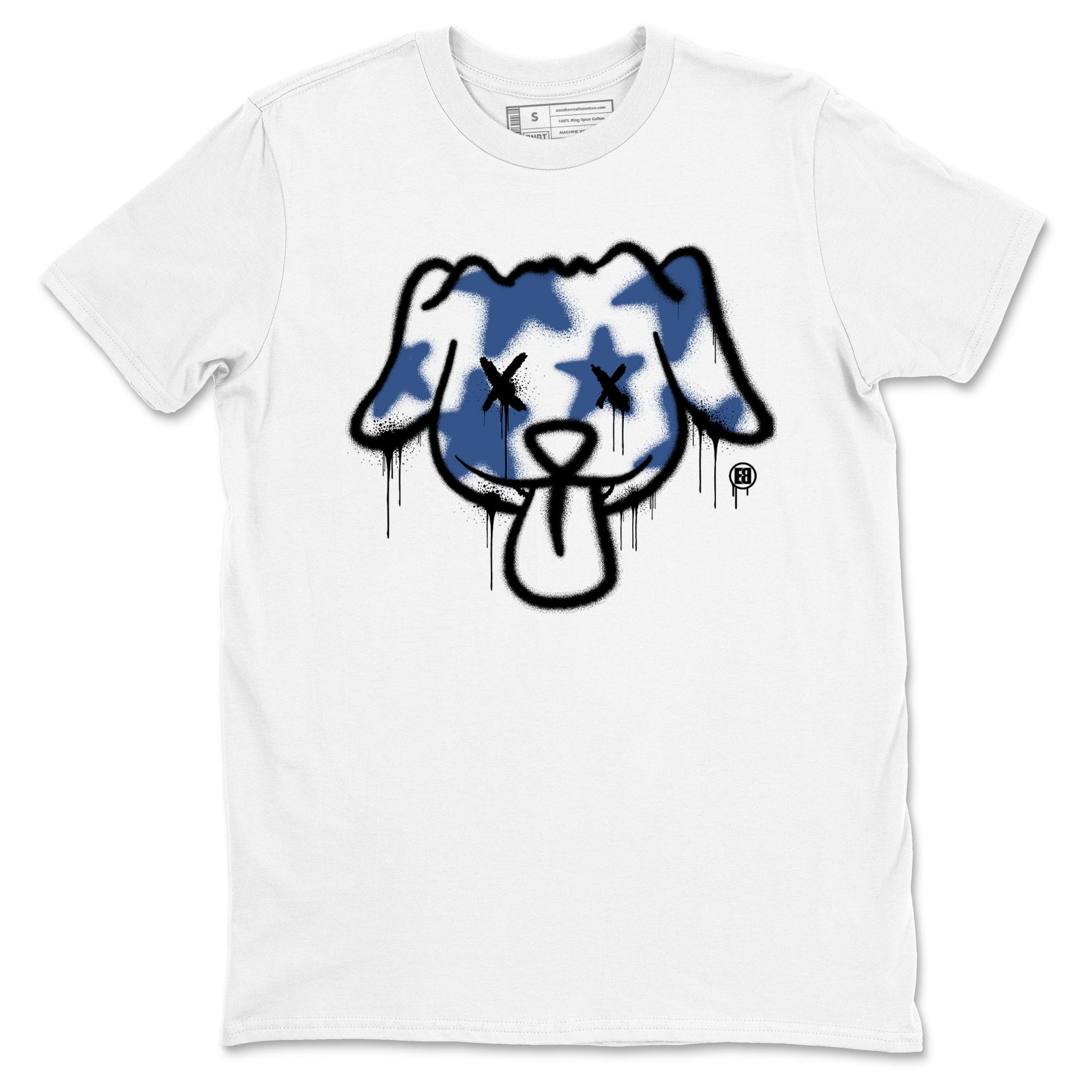 Graffiti Dog Sneaker Tees - Air Jordan 3 A Ma Maniere x Diffused Blue