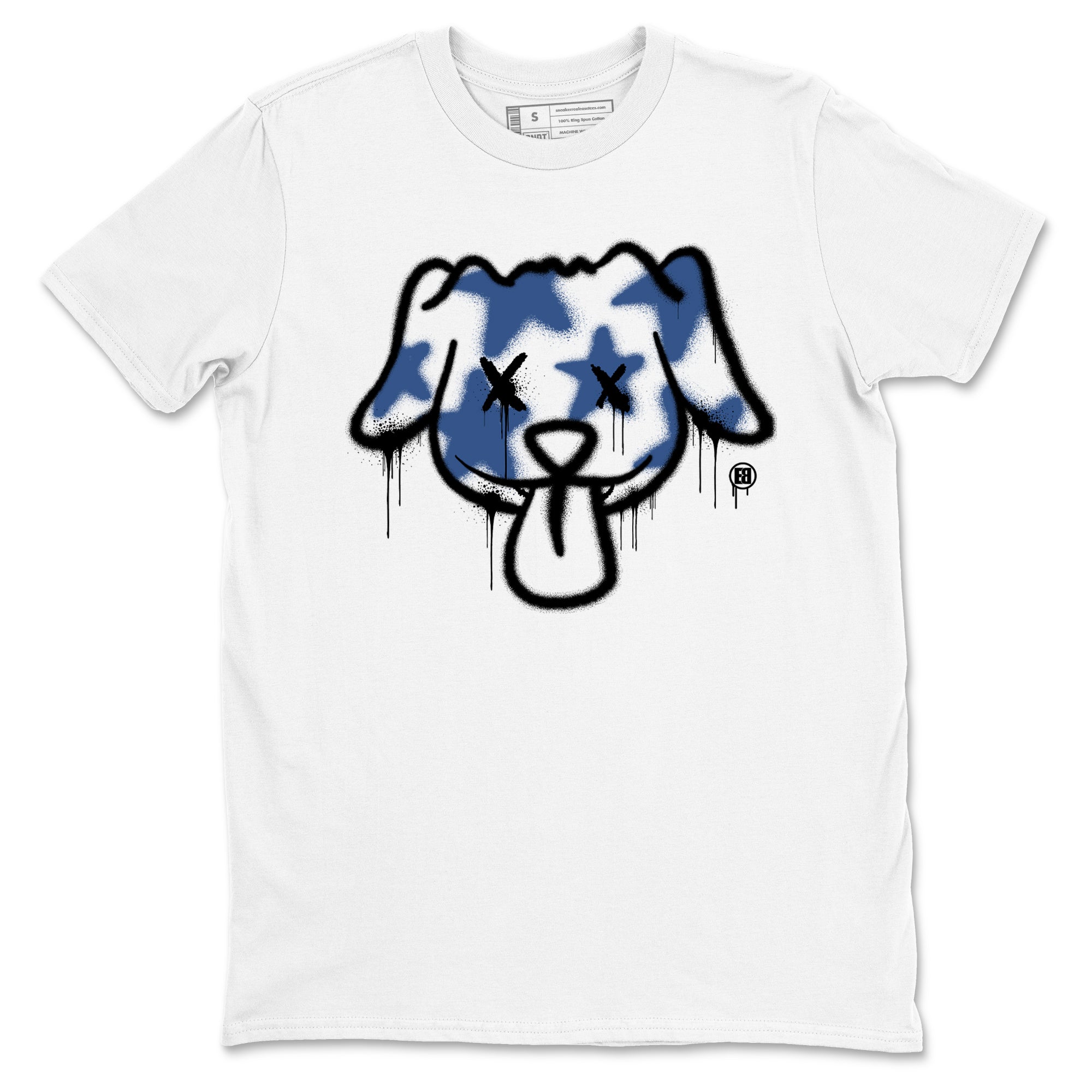 Graffiti Dog Sneaker Tees - Air Jordan 3 A Ma Maniere x Diffused Blue