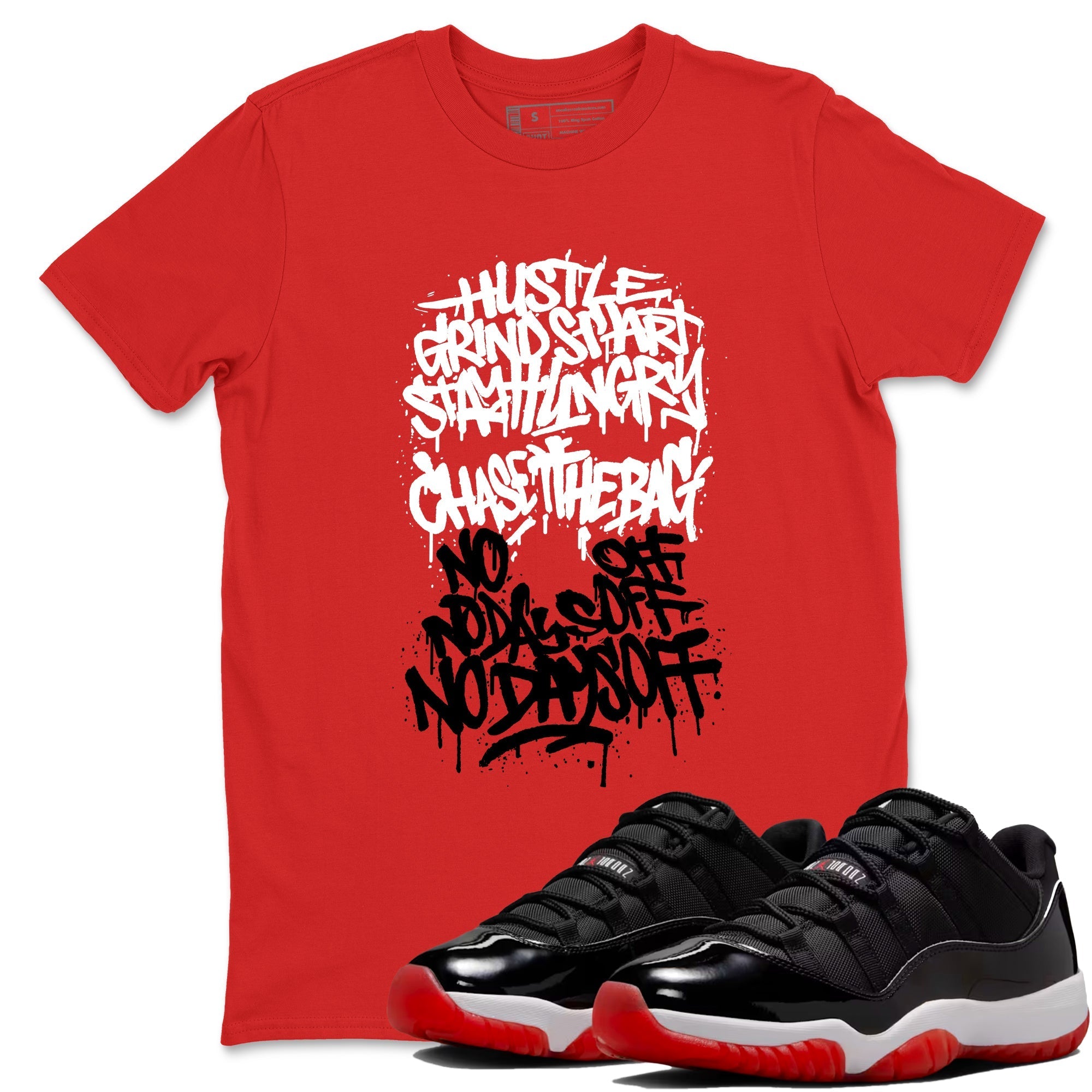 Graffiti Scream Sneaker Tees - Air Jordan 11 Bred