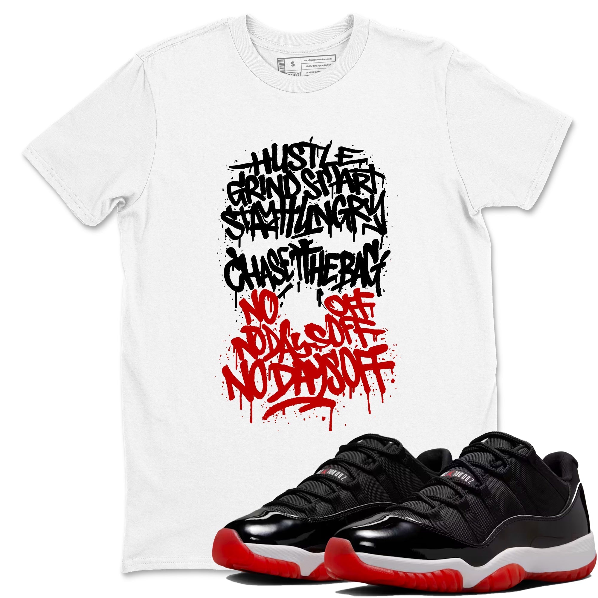 Graffiti Scream Sneaker Tees - Air Jordan 11 Bred