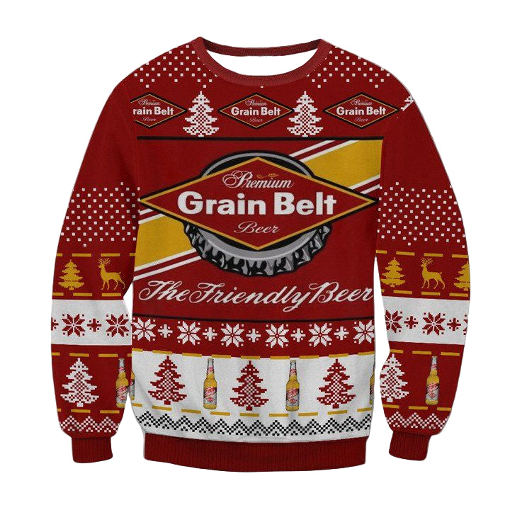 Grain Belt Beer Ugly Christmas Sweater 2022 ? Usalast