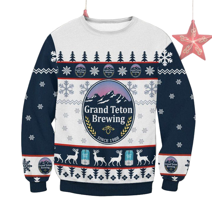 Gran Teton Brewing Ugly Christmas Sweater 2022 ? Usalast