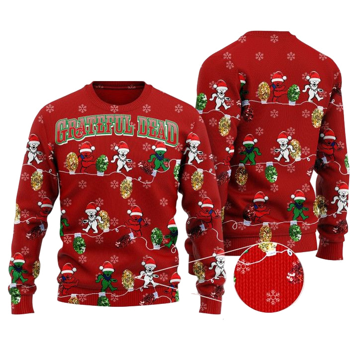 Grateful Dead Knitted Ugly Sweater ? Usalast