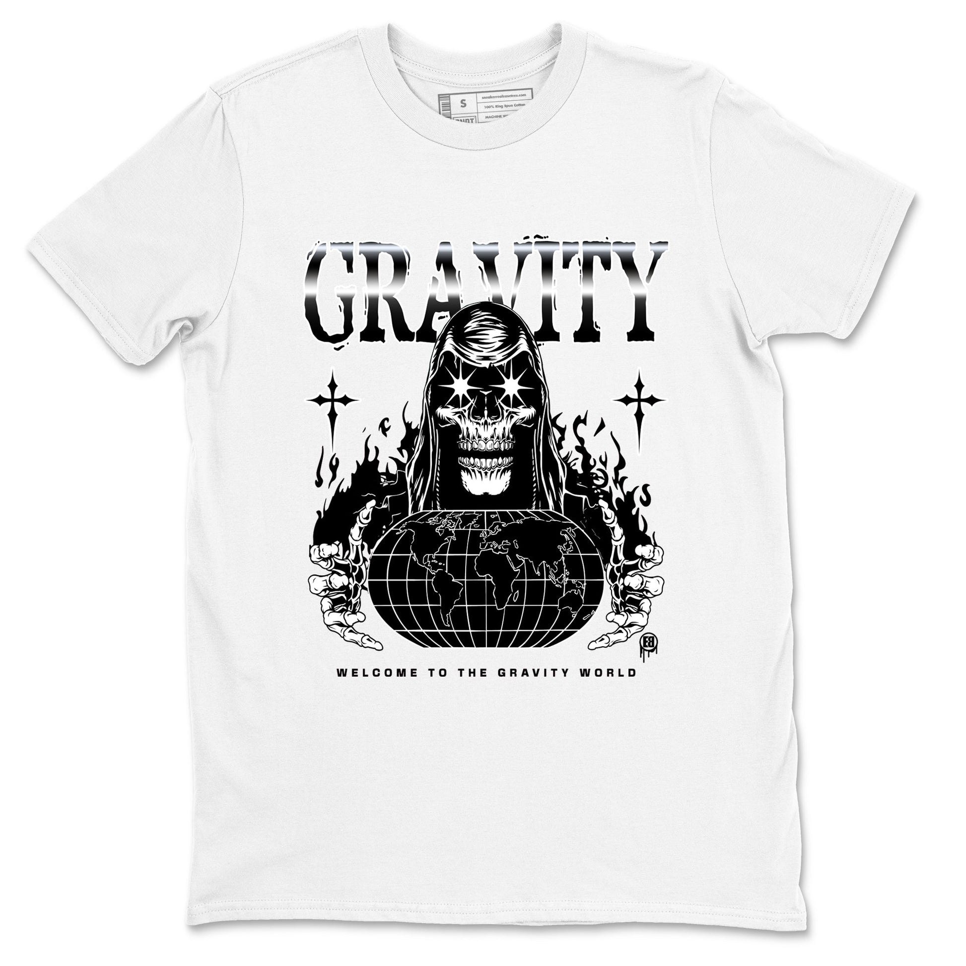 Gravity Sneaker Tees - Air Jordan 4 White Thunder