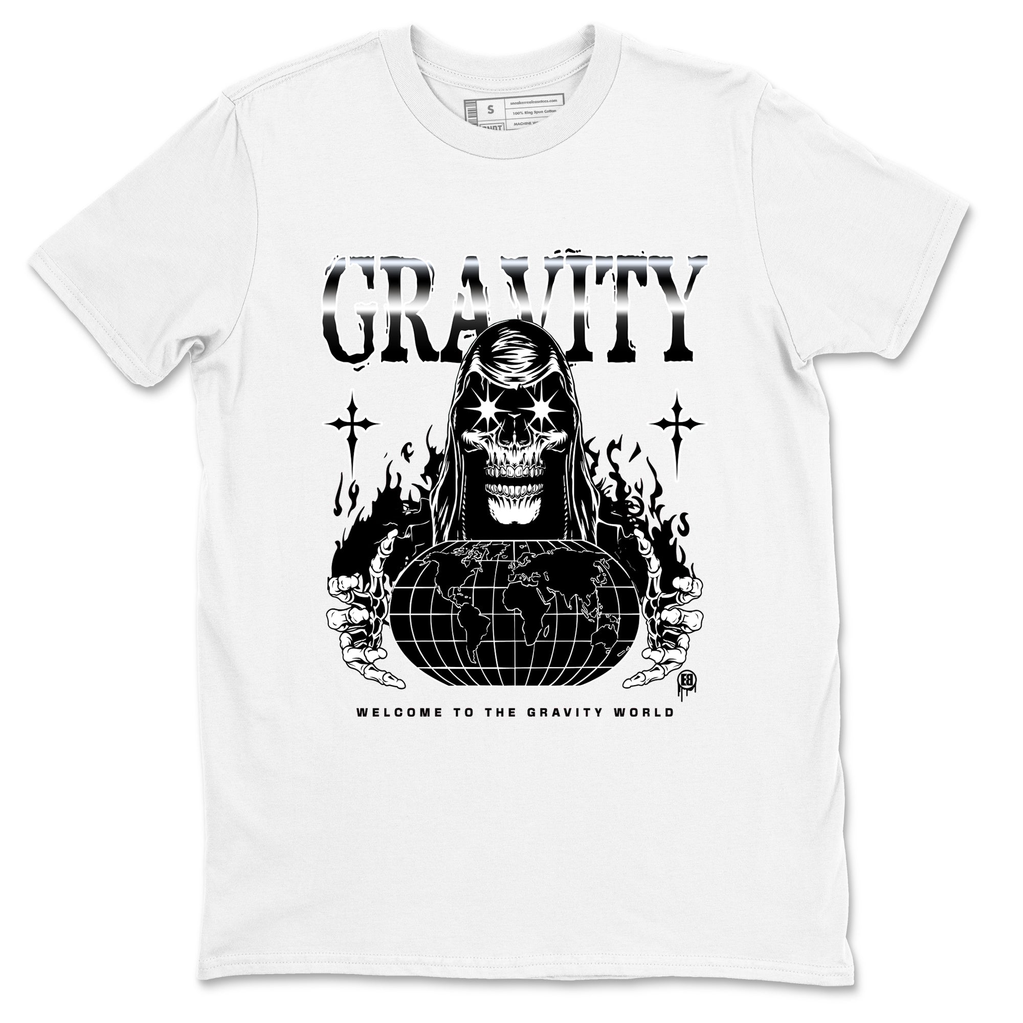 Gravity Sneaker Tees - Air Jordan 4 White Thunder