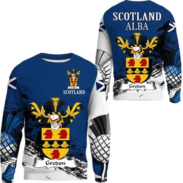 Gredon Scottish Family Crest Scotland Special Sweater A7 ? Usalast