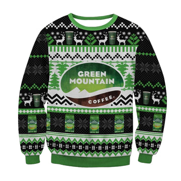 Green Mountain Coffee Ugly Christmas Sweater 2022 ? Usalast