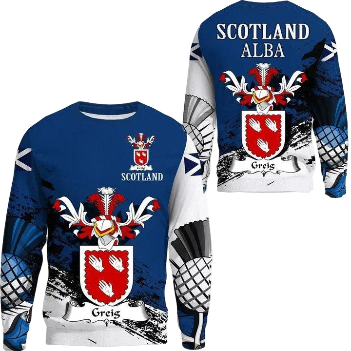 Greig Scottish Family Crest Scotland Special Sweater A7 ? Usalast
