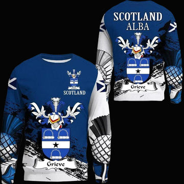 Grieve Scottish Family Crest Scotland Special Sweater A7 ? Usalast