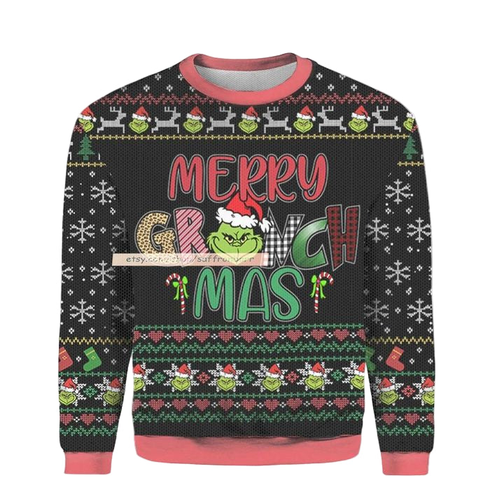 Grinch 2022 Ugly 3D Christmas Sweater ? Usalast